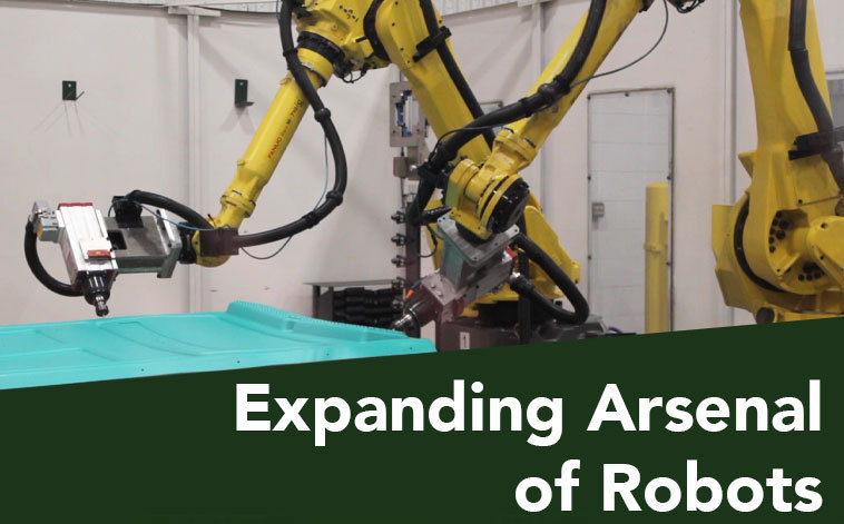 扩大机器人的武器库有助于减少交货时间